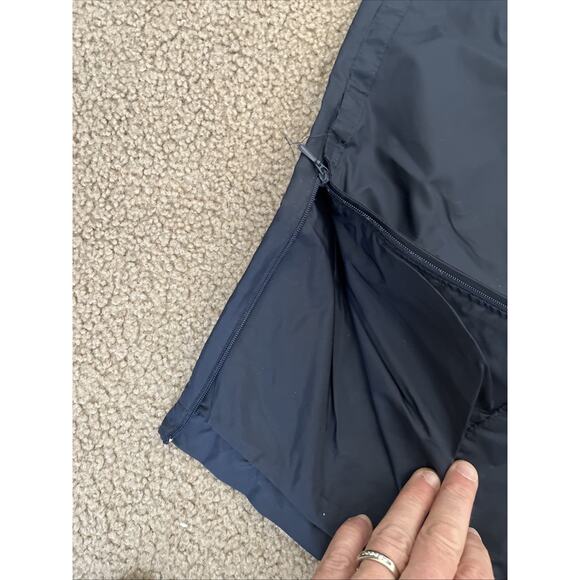 Vintage Nike Track Pants Mens Medium Blue Warm Up Zip Ankle Elastic Joggers - Picture 4 of 4